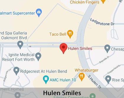 Map image for Which is Better Invisalign or Braces in Fort Worth, TX